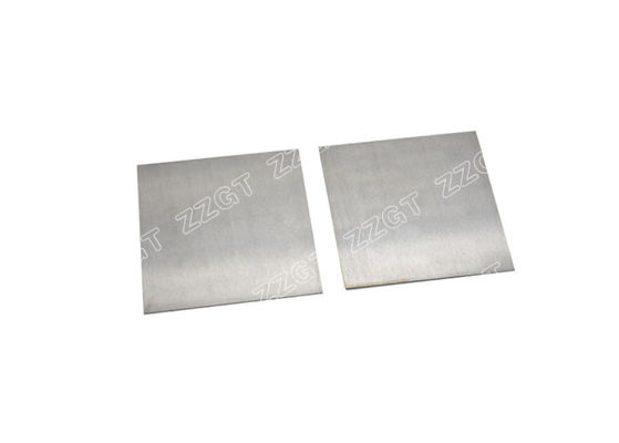 Placa material do carboneto de tungstênio do aço de tungstênio 105*105*2 para a indústria electrónica