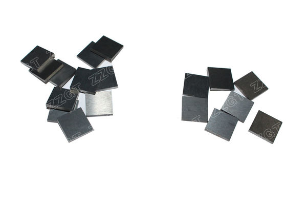 Os produtos moídos do carboneto de tungstênio 15x15x2 esquadram inserções soldadas