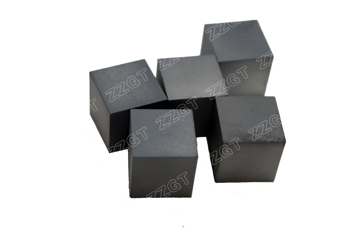 Resistência de desgaste aglomerada QUADRIL do cubo do carboneto de tungstênio com forma quadrada